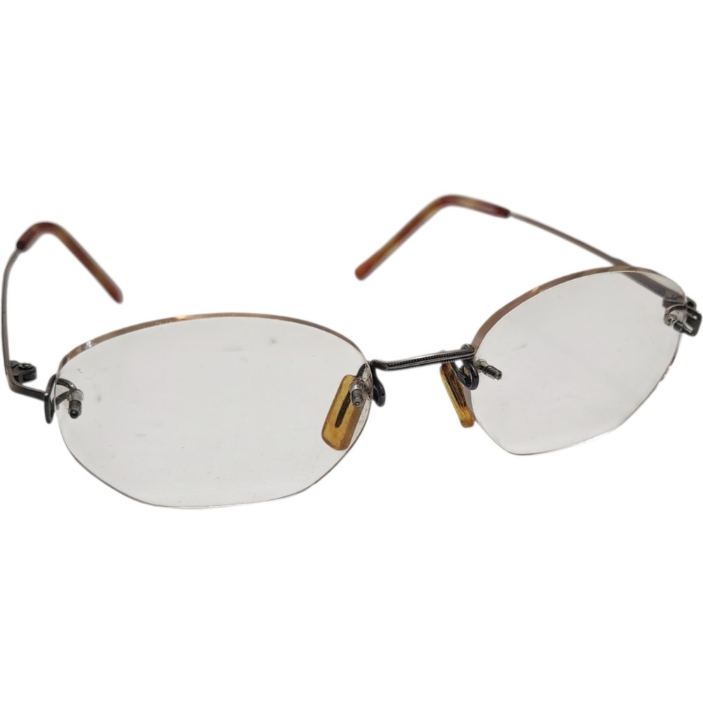 Kazuo Kawasaki MP 713 Rimless Eyeglasses‎ Beta Titanium Japan Oval Frames Only